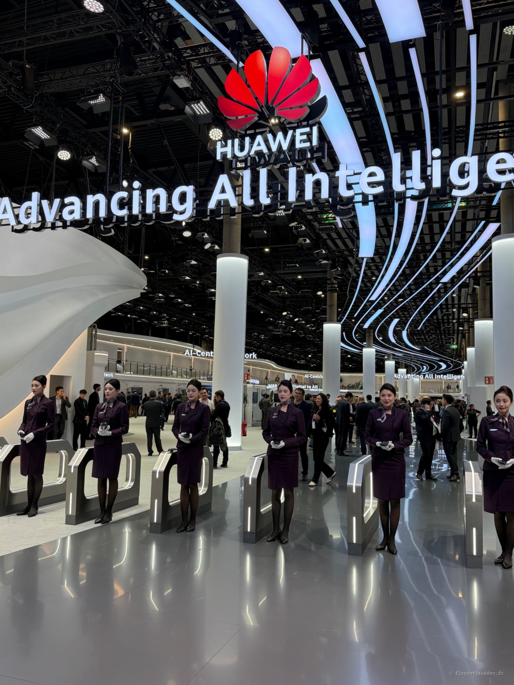 Stand Huawei - Salon technologique