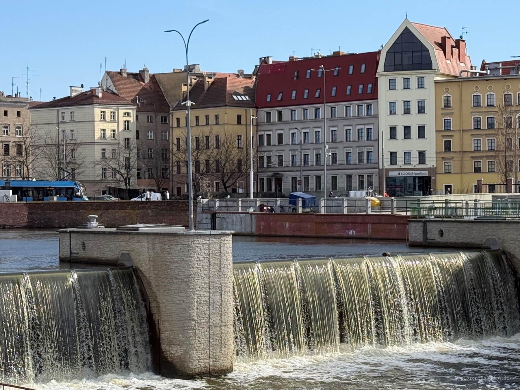 Odra River at Nadodrze, Wrocław
