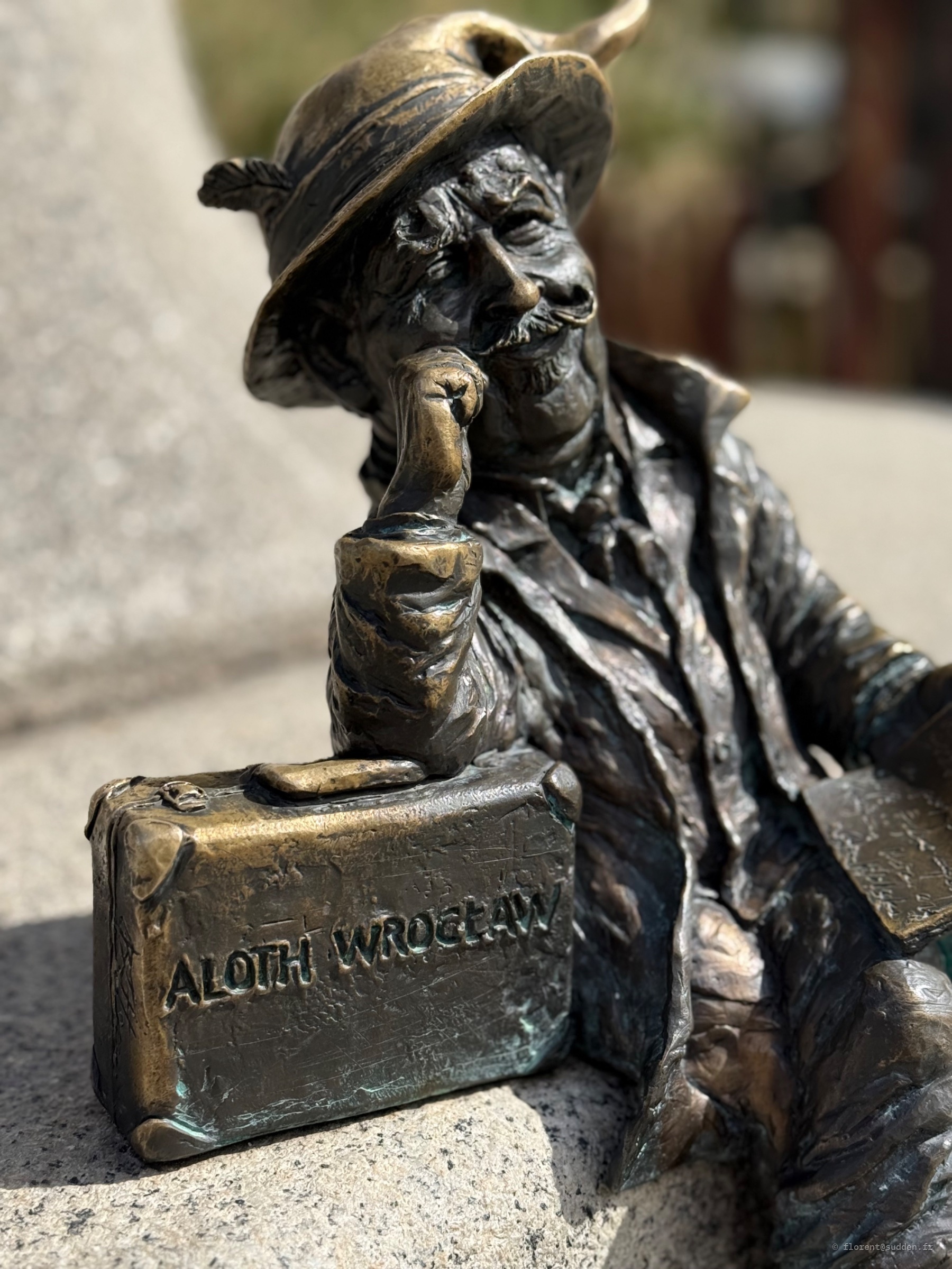 Statue d'Alojzy Wróblewski, Wrocław