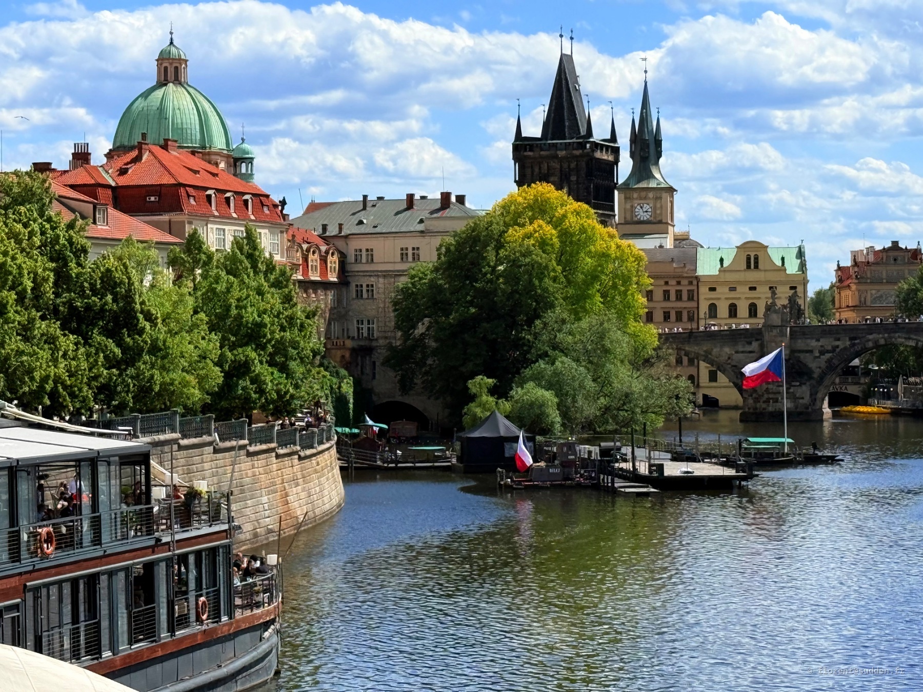 Vltava River, Prague Old Town