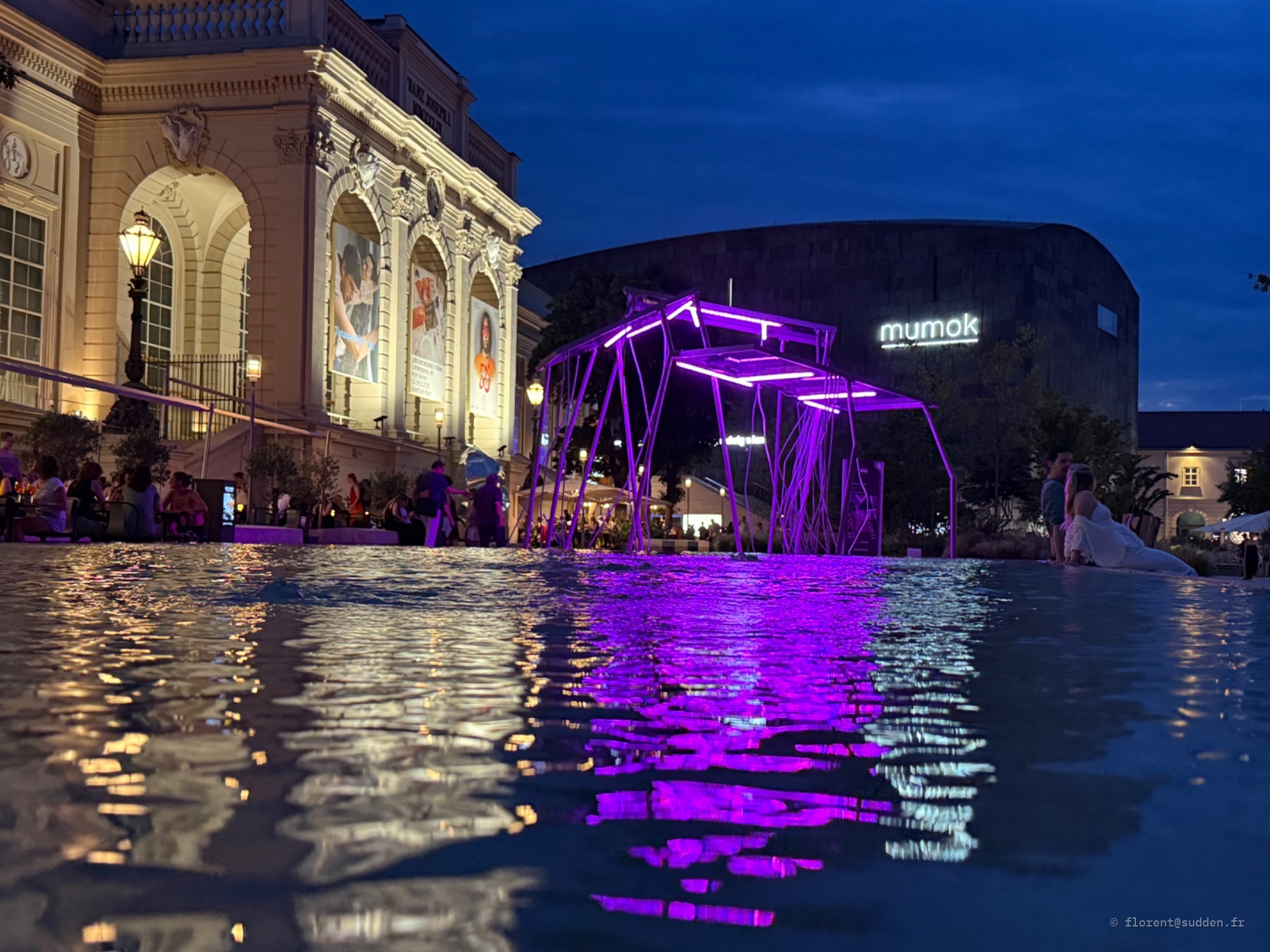 Museumsplatz, Wien - Installation lumineuse