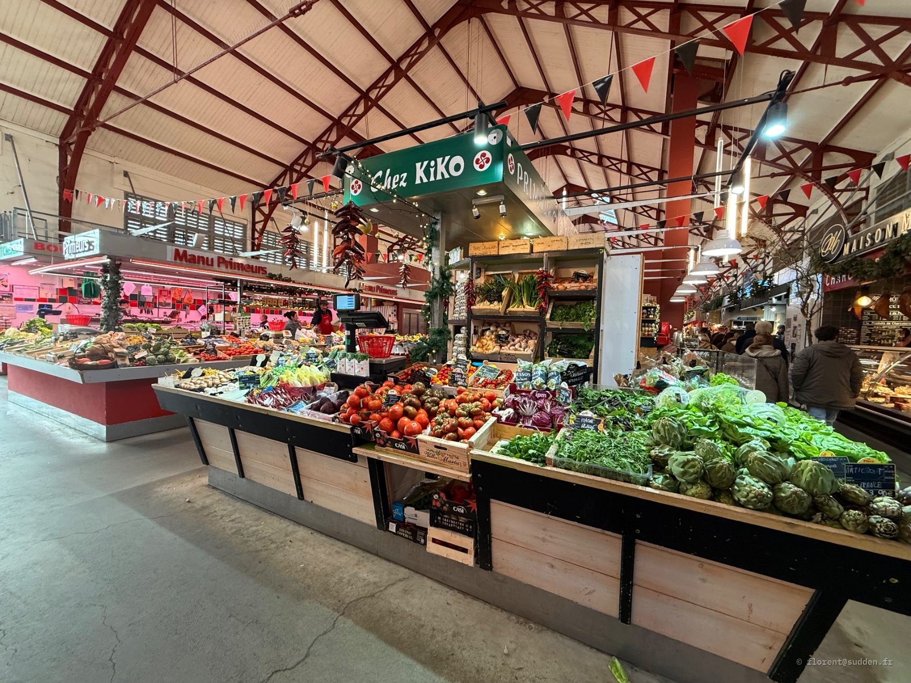 Biarritz, les halles.