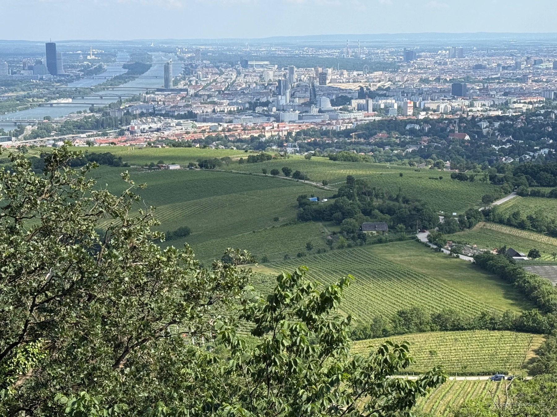 Vue depuis le Kahlenberg, Vienne
