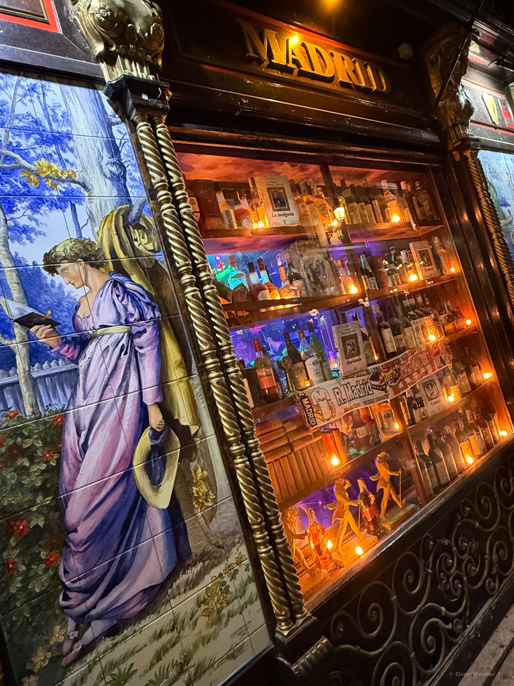 Vitrine de bar Madrid Centro