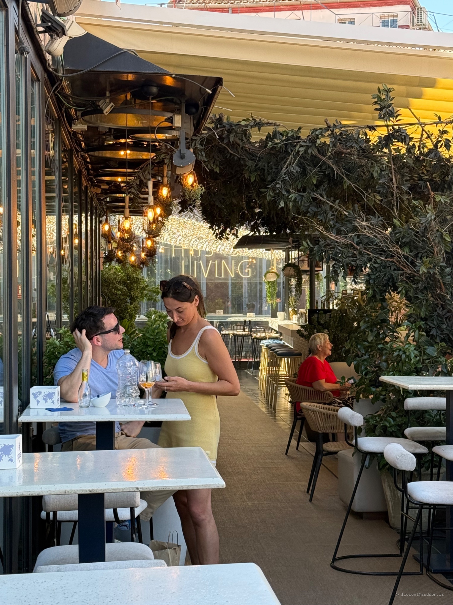Terrasse de restaurant, Chueca Madrid