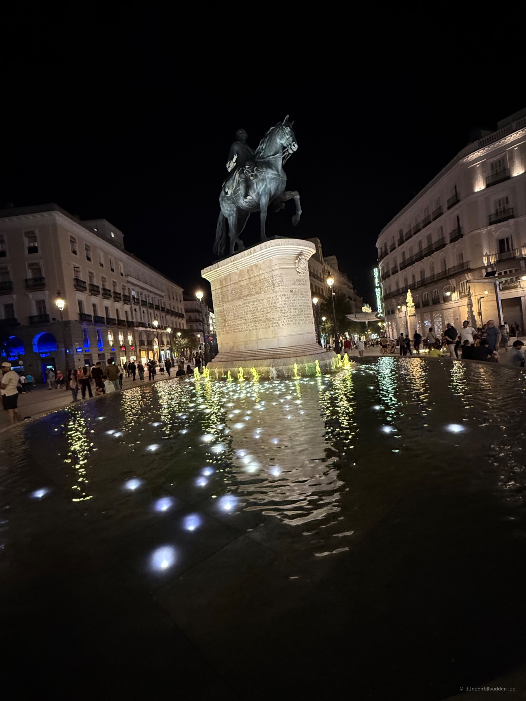 Statue équestre à Puerta del Sol, Madrid