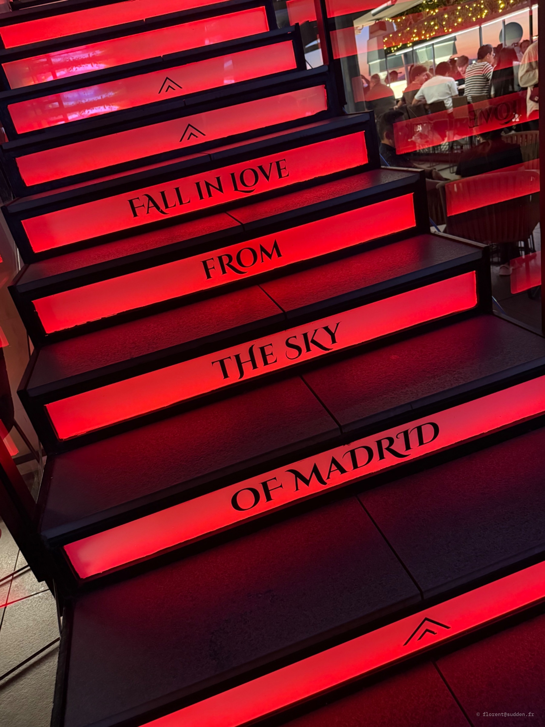 Fall in love from the sky of Madrid