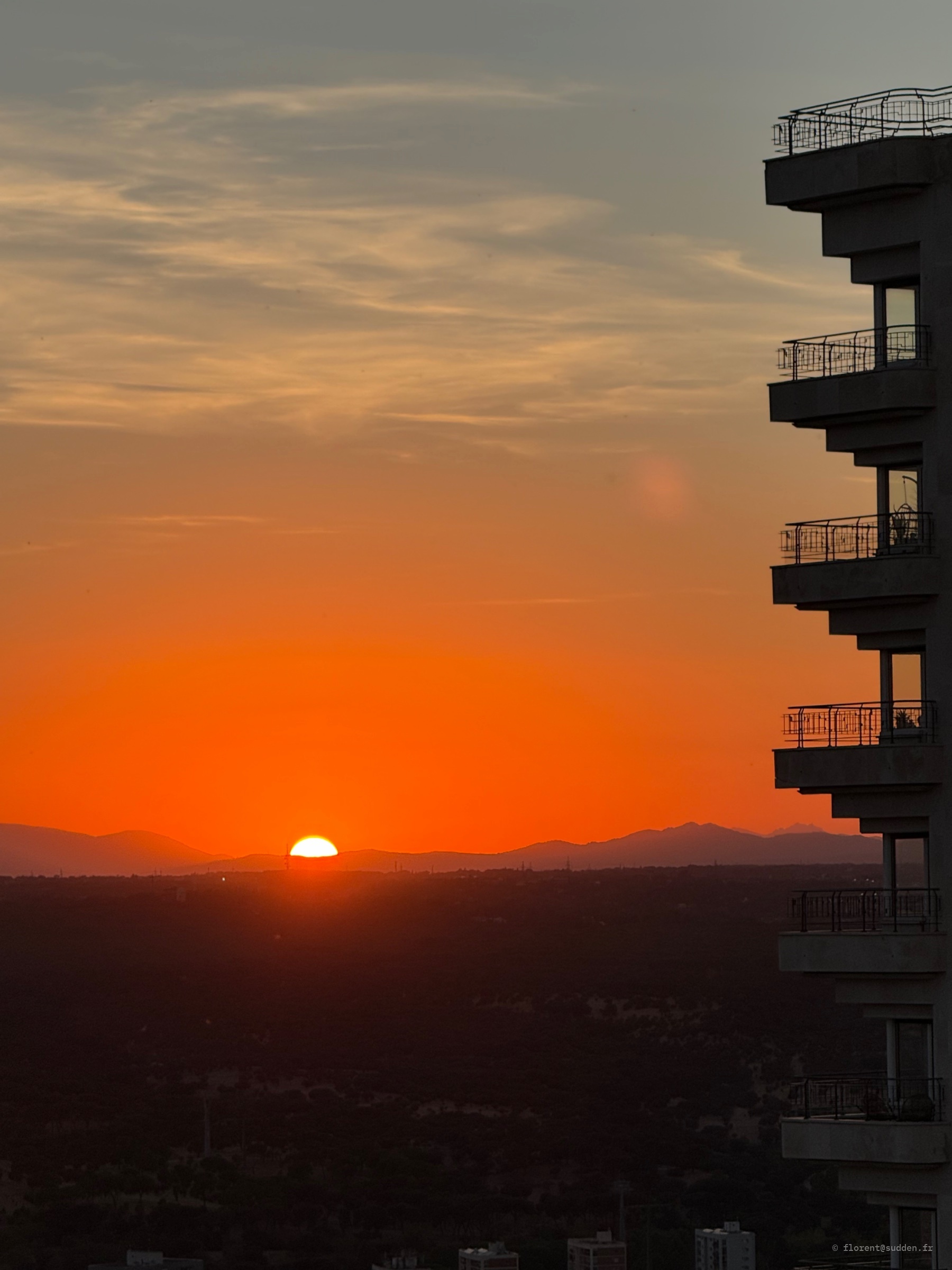 Brutalism Sunset