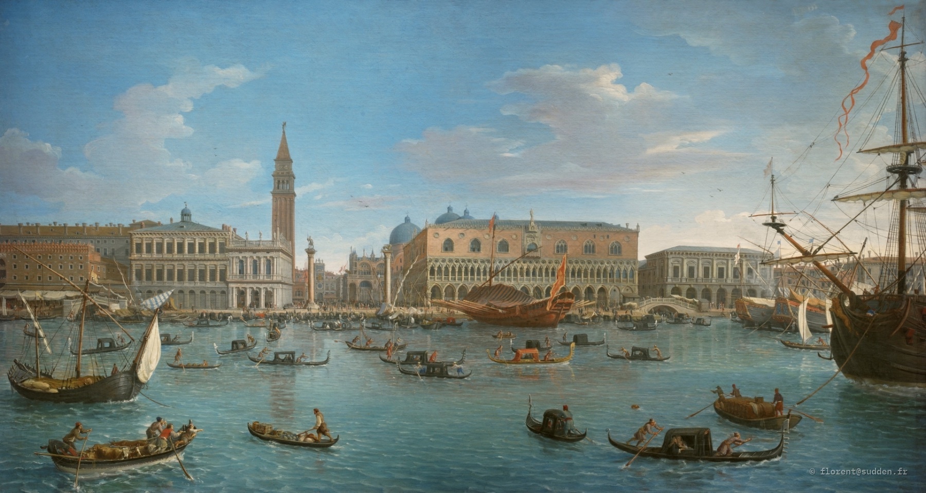 Vista de Venecia desde la isla de San Giorgio