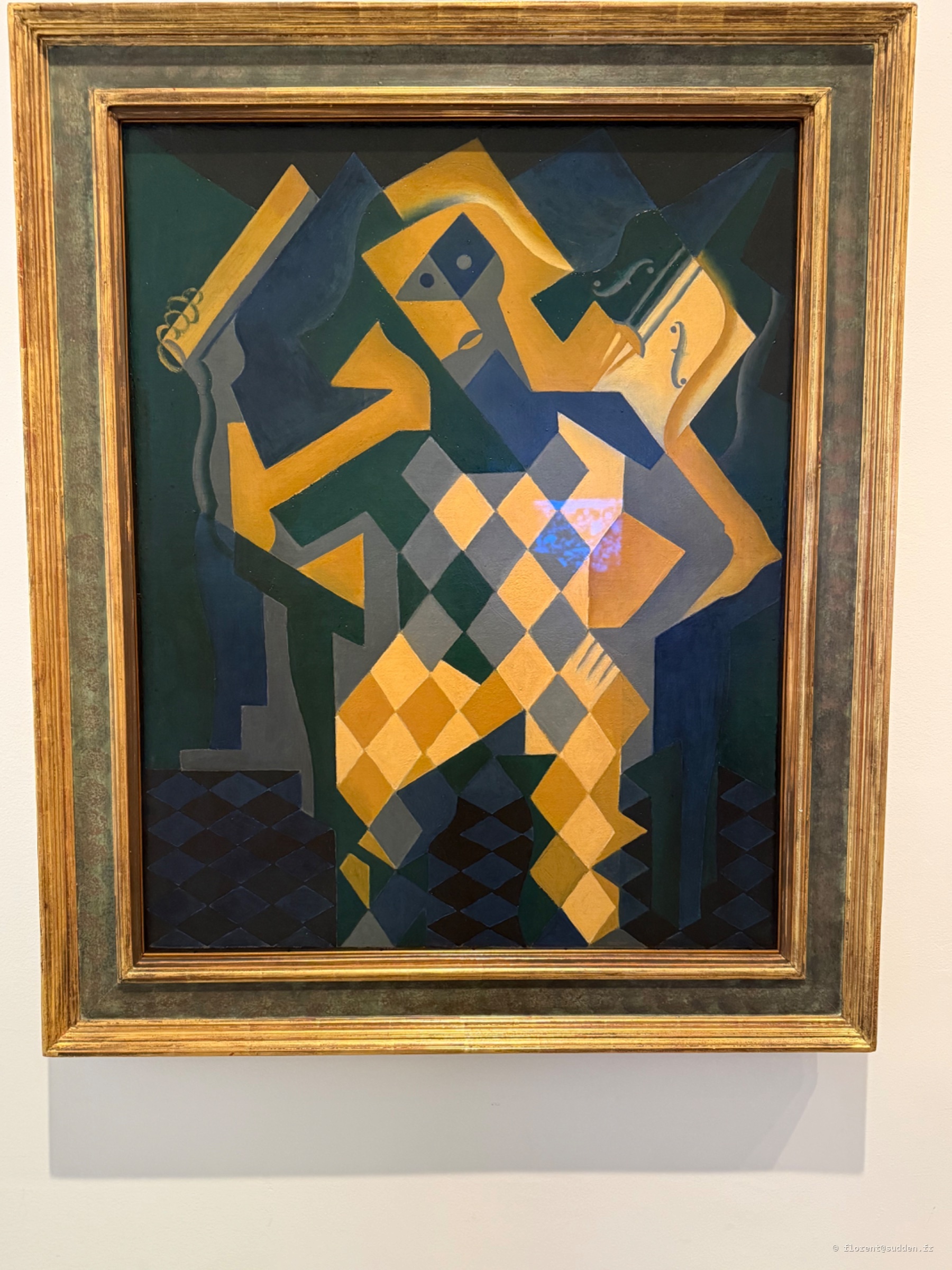 Juan Gris // Arlequin au violon (Harlequin with Violin)