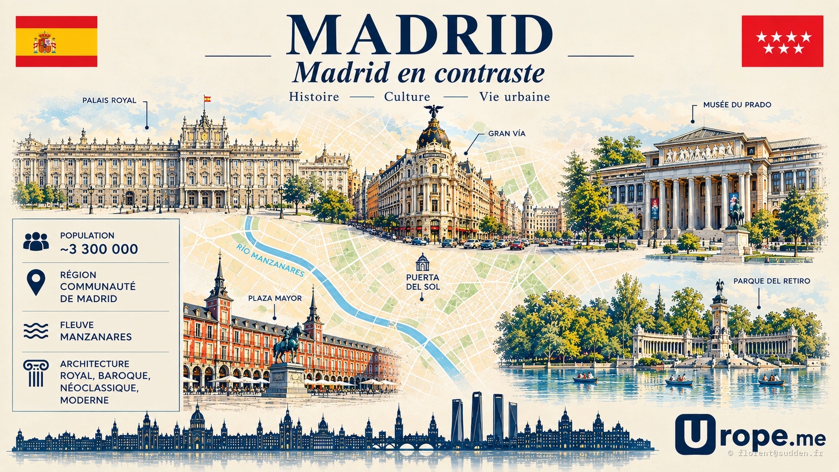 Infographie Madrid