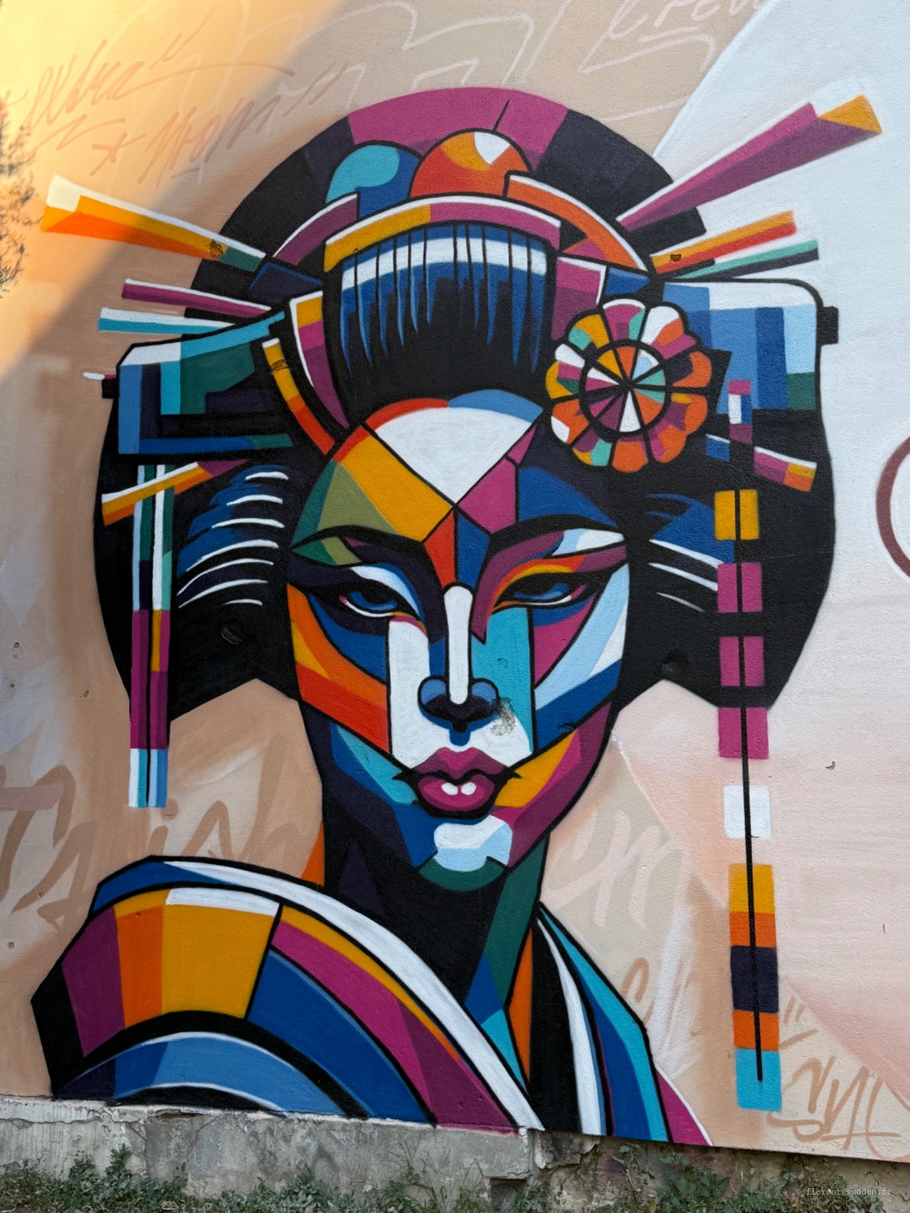 Asian Street art // Wedha's Pop Art Portrait